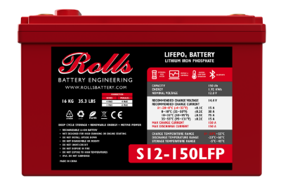 Imagen de BATERÍA ROLLS Litio S12-150LFP 12,8V 150Ah