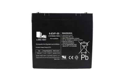 Imagen de BATERÍA LONG WAY AGM Ciclica 6EVF 55 12V 58Ah