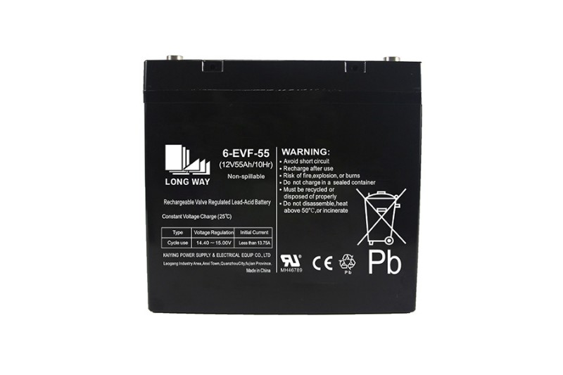 Imagen de BATERÍA LONG WAY AGM Ciclica 6EVF 55 12V 58Ah