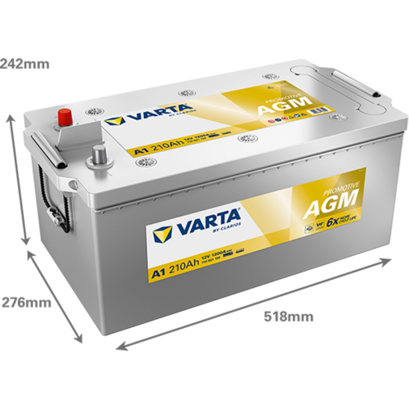 Imagen de BATERÍA VARTA Promotive AGM A1 12V 210Ah