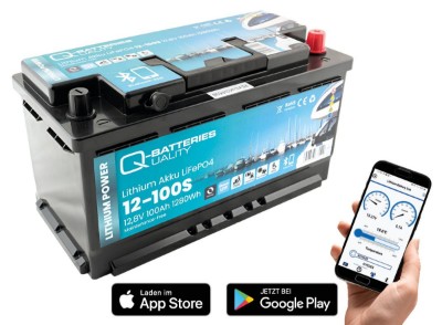 Imagen de Batería Q-BATTERIES Litio 12-100S Autocaravana