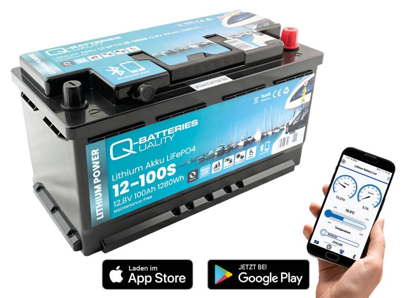 Imagen de Batería Q-BATTERIES Litio 12-100S Autocaravana