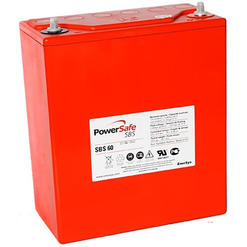 Imagen de Bateria ENERSYS SBS60 PowerSafe Plomo Puro AGM 