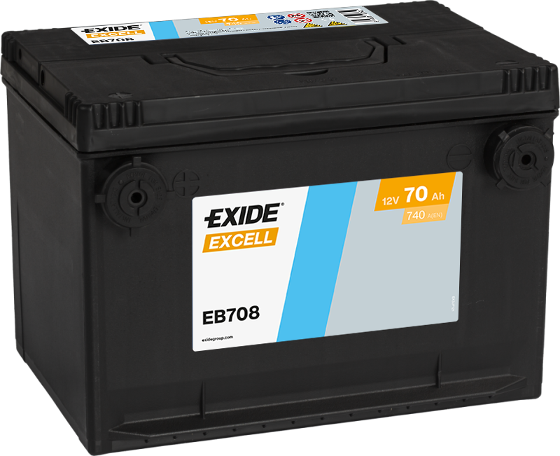 Imagen de Batería EXIDE EB708 Excell