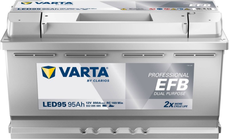 Imagen de Batería VARTA LED95 Professional Dual Purpose
