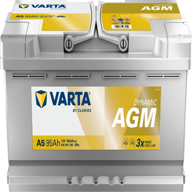 Imagen de BATERÍA VARTA A5 SILVER DYNAMIC AGM (antes VARTA G14) 