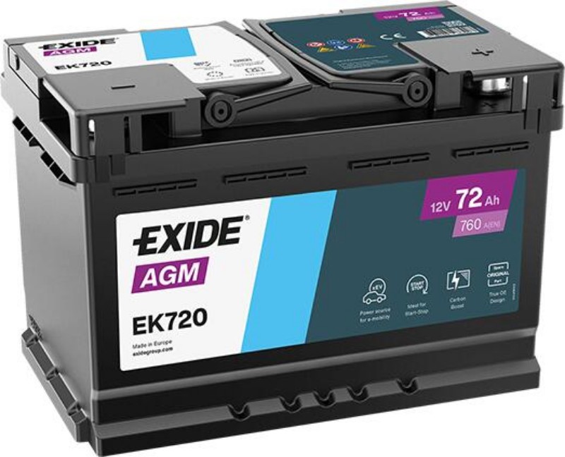 Imagen de Batería EXIDE EK720 Start-Stop AGM