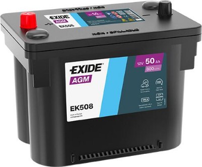 Imagen de Batería EXIDE EK508 Start-Stop AGM (equivale a TUDOR TK508)
