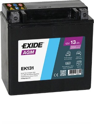Imagen de BATERÍA EXIDE AGM Auxiliar EK131 12V 13Ah