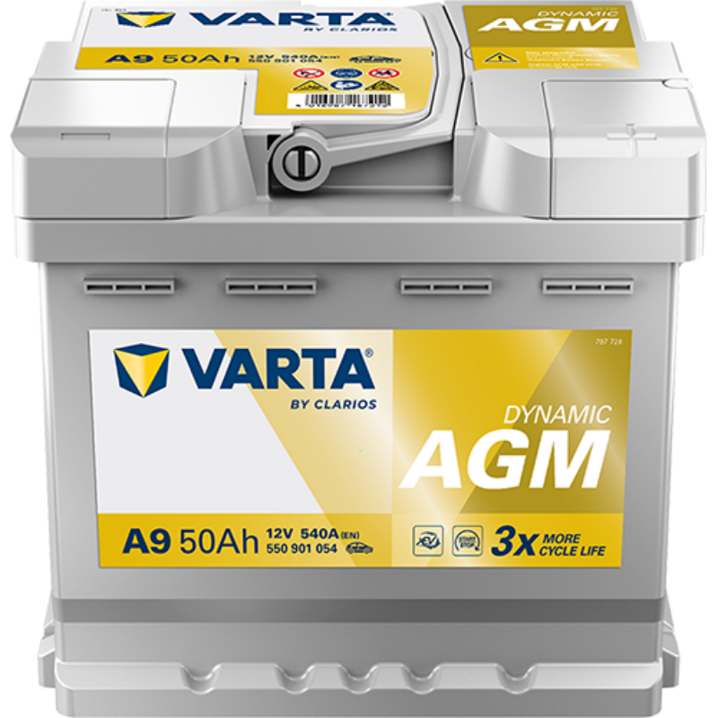 Imagen de BATERÍA VARTA A9 SILVER DYNAMIC AGM 