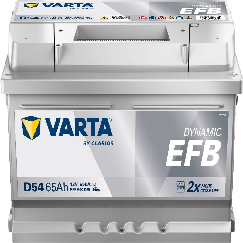 Imagen de BATERÍA VARTA Dynamic EFB D54 12V 65Ah