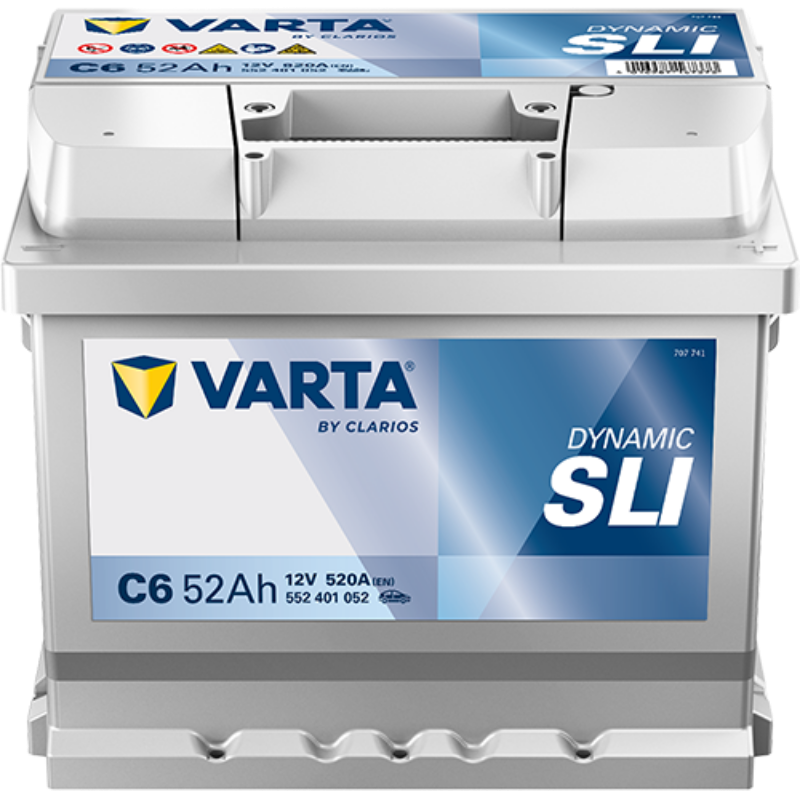 Imagen de BATERIA VARTA C6 DYNAMIC SLI