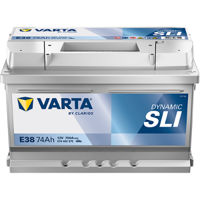 Imagen de BATERÍA VARTA Dynamic SLI E38 12V 74Ah