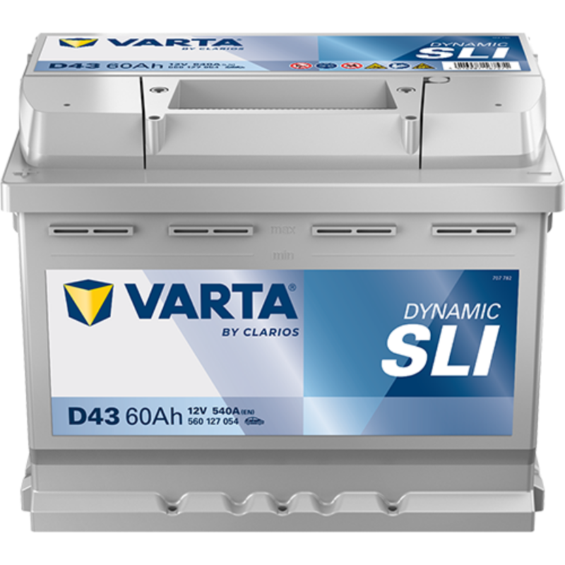 Imagen de BATERÍA VARTA Dynamic SLI D43 12V 60Ah