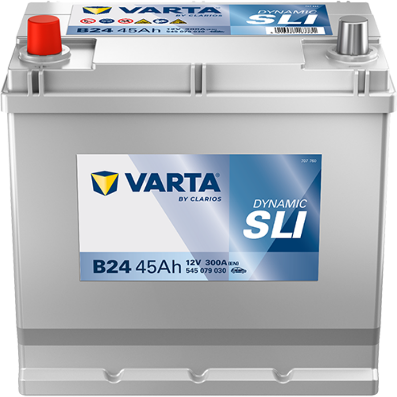 Imagen de BATERÍA VARTA B24 Dynamic SLI 45Ah 300A