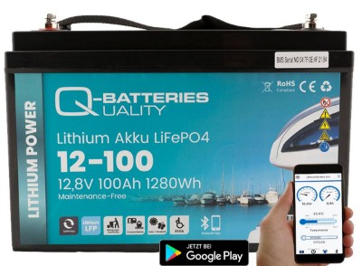 Imagen de Batería Q-BATTERIES Litio 12-100