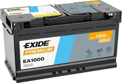 Imagen de Batería EXIDE EA1000 Premium Carbon Boost 100Ah 900A