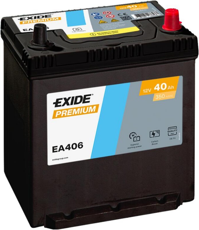 Imagen de Batería EXIDE EA406 Premium Carbon Boost 