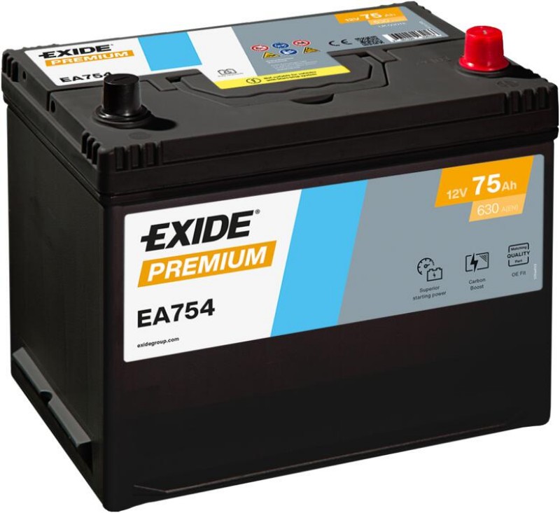 Imagen de Batería EXIDE EA754 Premium Carbon Boost 