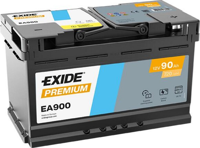 Imagen de BATERÍA EXIDE Premium EA900 12V 90Ah