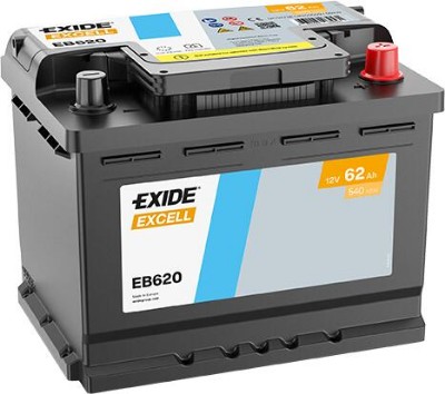 Imagen de BATERÍA EXIDE Excell EB620 12V 62Ah