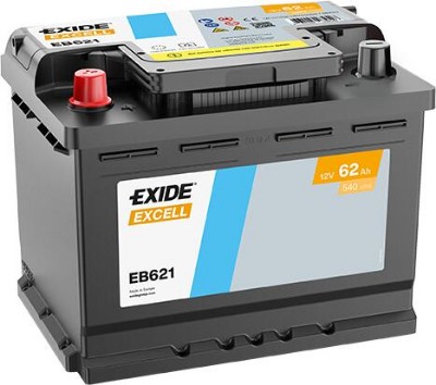 Imagen de BATERÍA EXIDE Excell EB621 12V 62Ah