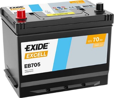 Imagen de BATERÍA EXIDE Excell EB705 12V 70Ah