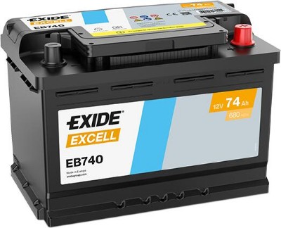 Imagen de BATERÍA EXIDE Excell EB740 12V 74Ah