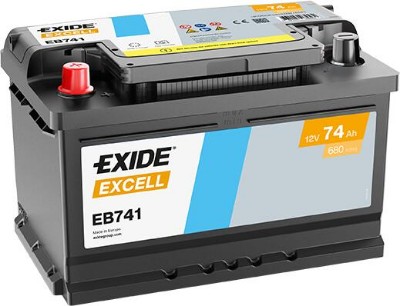Imagen de BATERÍA EXIDE Excell EB741 12V 74Ah
