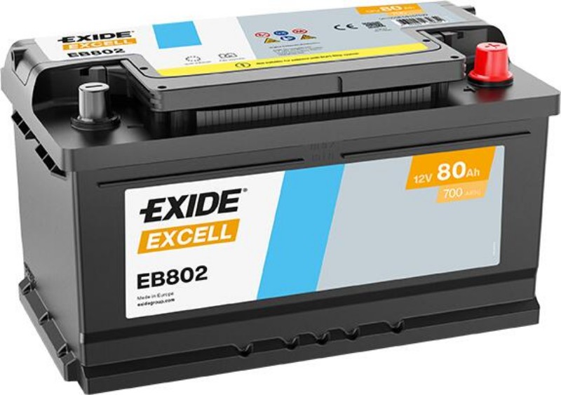 Imagen de BATERÍA EXIDE Excell EB802 12V 80Ah