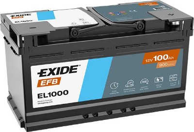 Imagen de Batería EXIDE EL1000 Start-Stop EFB 100Ah 900A