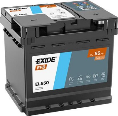 Imagen de BATERÍA EXIDE Start-Stop EFB EL550 12V 55Ah