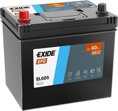 Imagen de BATERÍA EXIDE Start-Stop EFB EL605 12V 60Ah