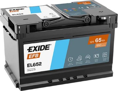 Imagen de BATERÍA EXIDE Start-Stop EFB EL652 12V 65Ah
