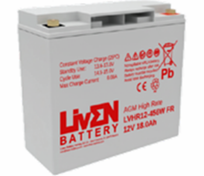 Imagen de Batería LIVEN LVHR12-456W AGM High Rate