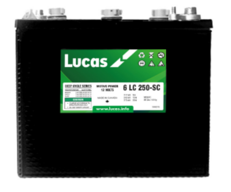 Imagen de BATERÍA LUCAS Traction 6-LC-250-SC 6V 275Ah