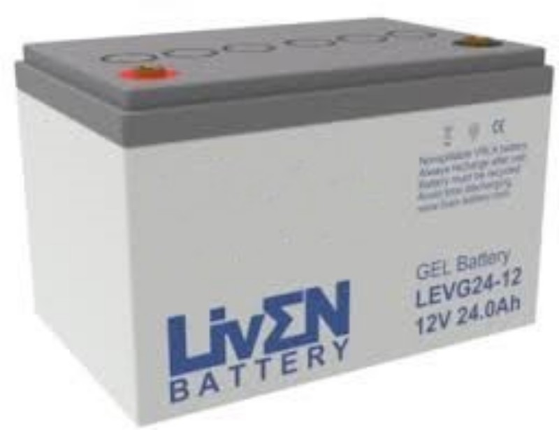 Imagen de BATERÍA LIVEN GEL Puro Ciclica LEVG24-12 12V 24Ah