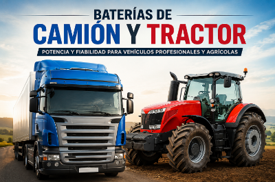 Imagen para la categoría Baterías de camión y tractor