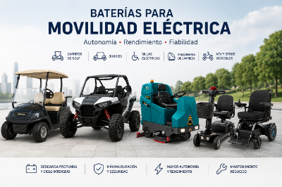 Imagen para la categoría Baterías para Movilidad Eléctrica