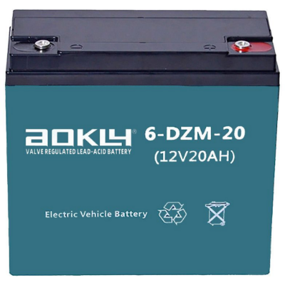 Imagen de BATERÍA AOKLY AGM Ciclica 6DZM20 12V 27Ah