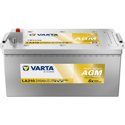 Imagen de Batería AGM 210Ah 12V VARTA LA210 dual professional dual purpose