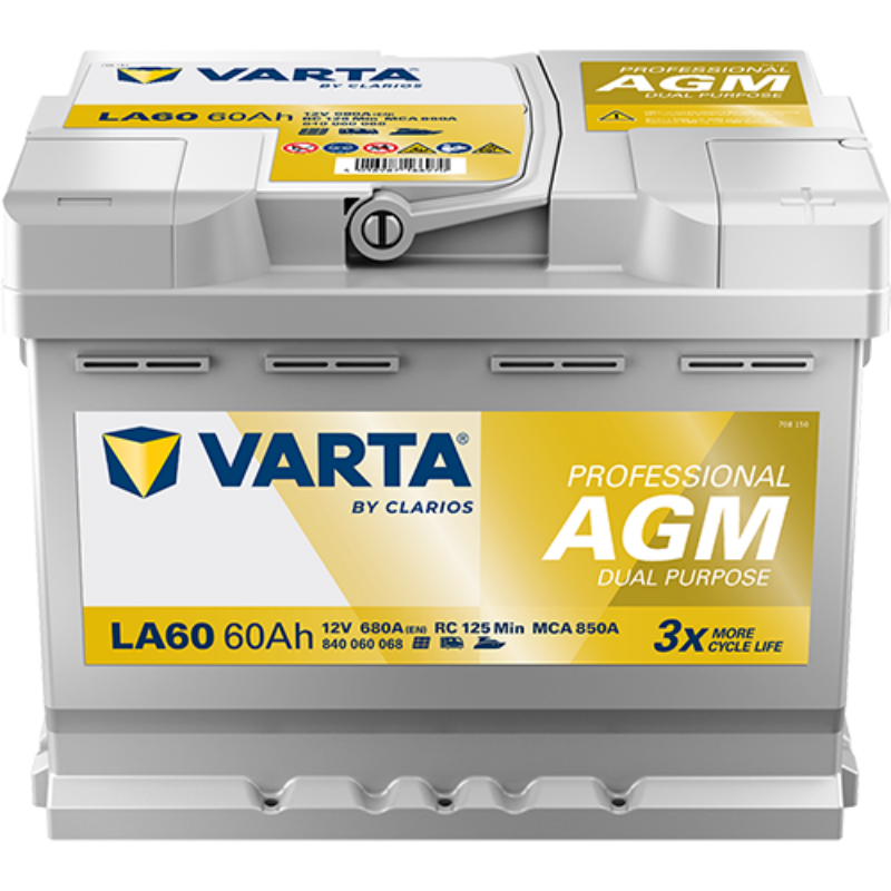 Imagen de BATERÍA VARTA Professional AGM Dual  LA60 12V 60Ah