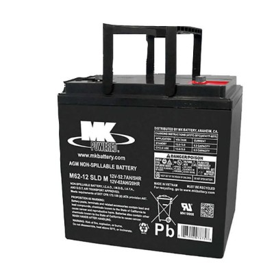 Imagen de BATERÍA MK Powered AGM Ciclica M62-12 SLD-M 12V 65Ah