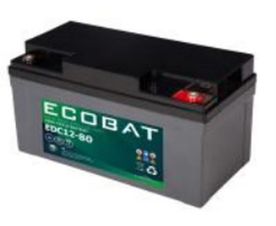 Imagen de BATERÍA ECOBAT AGM Ciclica EDC 12-80 Agm 12V 80Ah