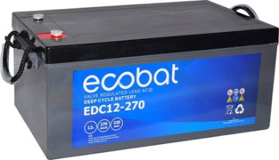 Imagen de BATERÍA ECOBAT AGM Ciclica EDC 12-270 Agm 12V 270Ah